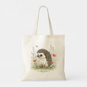 Wildes Igel-Wald-Tasche Tragetasche (Rückseite)