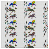 Wildes Isländisches Pferd Stoff (Nahaufnahme)