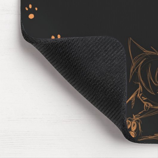 Wildes Kaeko Gegähne Mousepad (Ecke)