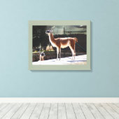 Wildes Kameltier Leinwanddruck (Insitu (Holzboden))