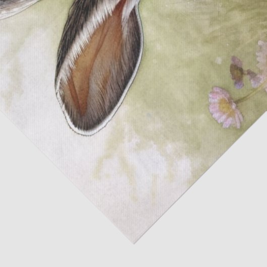 Wildes Kaninchen im Feld Seidenpapier (Detail)