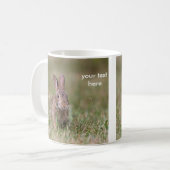 Wildes Kaninchen Kaffeetasse (Vorderseite Links)