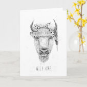 Wildes Karte (Gelbe Blume)
