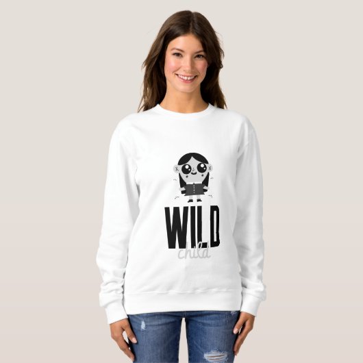 Wildes Kind am Mittwoch Sweatshirt (Vorne ganz)