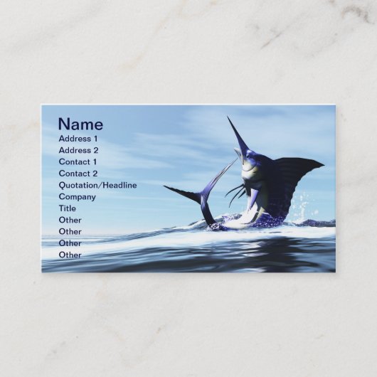 Wildes Kind, Bu8siness-Karte Visitenkarte (Vorderseite)