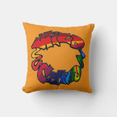 Wildes Kind Kissen (Vorderseite)