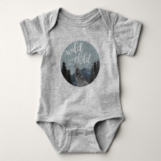 Wildes Kinderbaby Onsie Baby Strampler (Vorderseite)