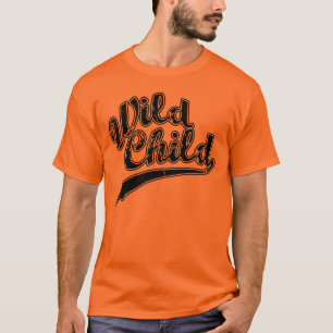 Wildes KinderVintager Sport-Entwurf T-Shirt