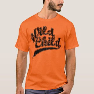 Wildes KinderVintager Sport-Entwurf T-Shirt
