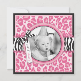 Wildes kleiner Kuchen CP-Einladungs-Quadrat B2 Einladung