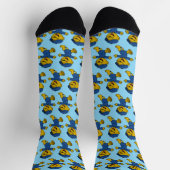 Wildes Lachen hysterisch  Socken (Oben)