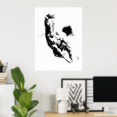 Wildes Laufpferd - Freiheit Poster (Heimbüro)