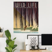 Wildes Leben - Die Nationalparks bewahren alles Le Poster (Heimbüro)