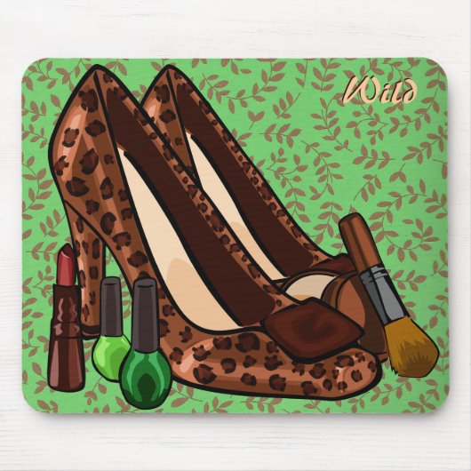 WILDES Make-up u. Schuhe Mousepad (Vorne)