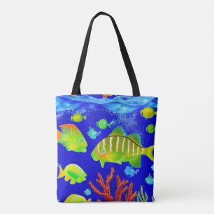 Wildes Meeresleben: Flora und Fauna Tasche