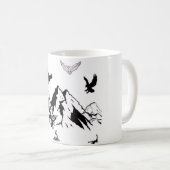 Wildes Mountain-Abenteuer Kaffeetasse (VorderseiteRechts)