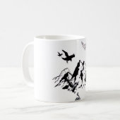 Wildes Mountain-Abenteuer Kaffeetasse (Vorderseite Links)