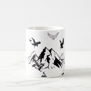 Wildes Mountain-Abenteuer Kaffeetasse