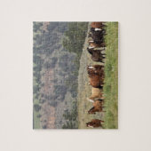 Wildes Mustang-Puzzlespiel mit Geschenkboxen Puzzle (Vertikal)