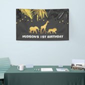 Wildes Party-Fahnen-Dschungel-Tier-Party Banner (Messeveranstaltung)