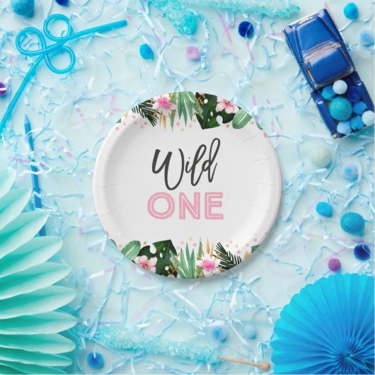 Wildes Party-Papierplatten-Dschungel-Tier-Party Pappteller (Party)