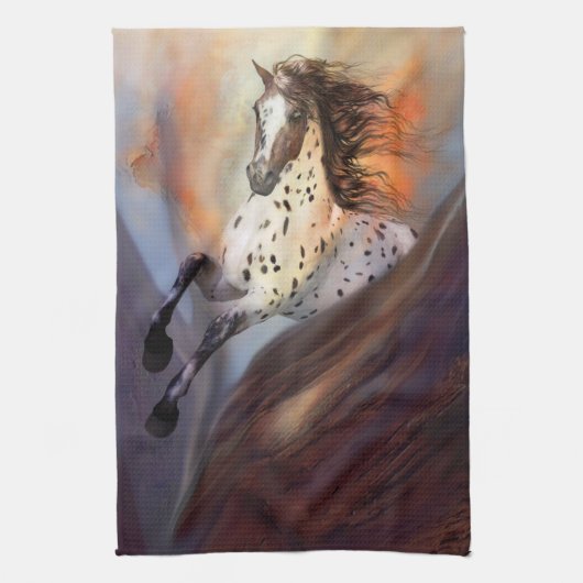 Wildes Pferd 2 Küchentücher (Vertikal)