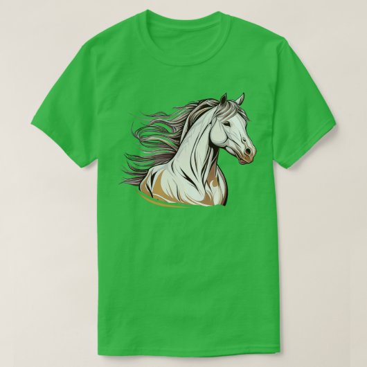 Wildes Pferd 6 T-Shirt (Design vorne)