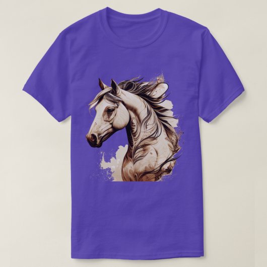 Wildes Pferd 7 T-Shirt (Design vorne)