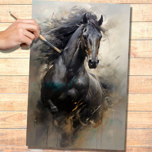 Wildes Pferd 9 Dekoupage Paper Seidenpapier