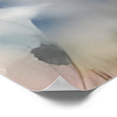 Wildes Pferd auf Grassy Düne bei Sonnenuntergang Poster (Ecke)