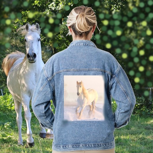 Wildes Pferd Jeansjacke
