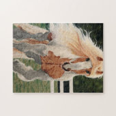 "Wildes Pferd" Jigsaw Puzzle (Horizontal)