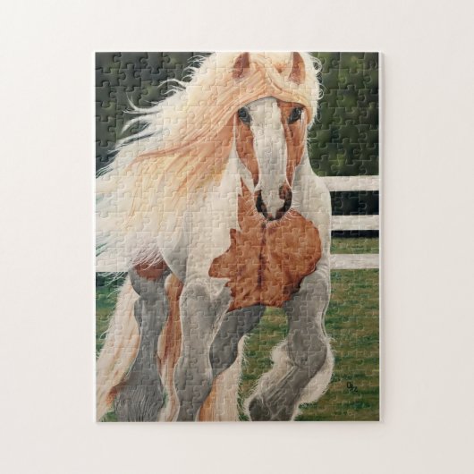 "Wildes Pferd" Jigsaw Puzzle (Vertikal)
