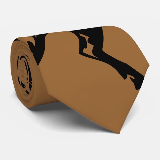 Wildes Pferd Krawatte (Gerollt)