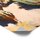 "Wildes Pferd Land" von Maynard Dixon Poster (Ecke)