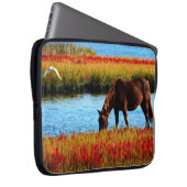 Wildes Pferd Laptopschutzhülle (Vorne Rechts)