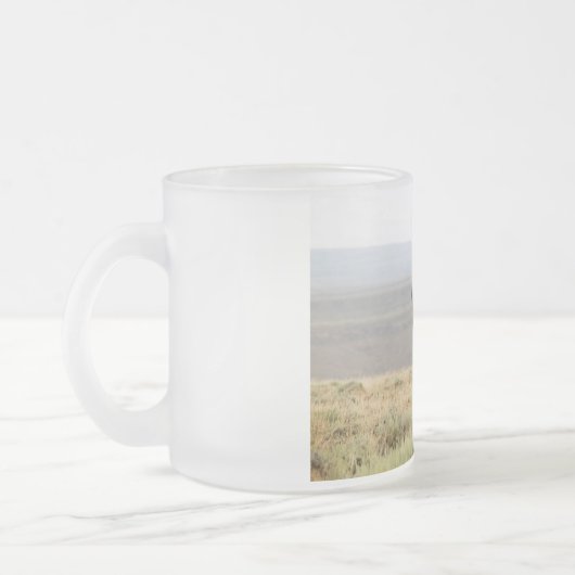 Wildes Pferd Mattglastasse (Links)