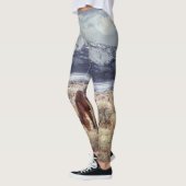 Wildes Pferd: Nevada Winterlandschaft. Leggings (Links)