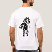 Wildes Pferd T-Shirt (Rückseite)