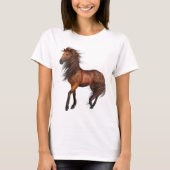 Wildes Pferd T-Shirt (Vorderseite)