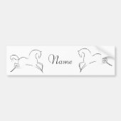 Wildes Pferd Thunder_Cove Autoaufkleber (Vorne)