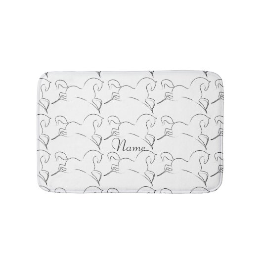 Wildes Pferd Thunder_Cove Badematte (Vorderseite)