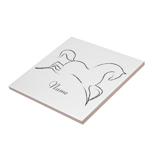 Wildes Pferd Thunder_Cove Fliese (Seite)