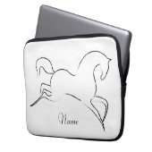 Wildes Pferd Thunder_Cove Laptopschutzhülle (Vorderseite Links)