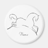 Wildes Pferd Thunder_Cove Magnet (Vorne)