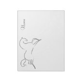 Wildes Pferd Thunder_Cove Notizblock (Rotiert)