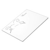 Wildes Pferd Thunder_Cove Notizblock (angewinkelt)