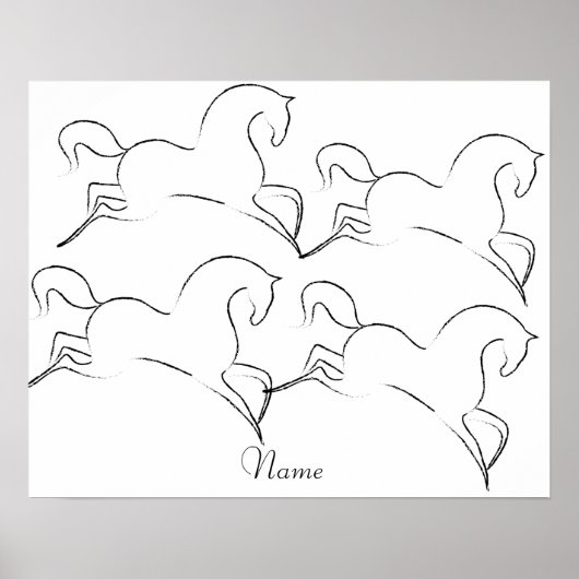 Wildes Pferd Thunder_Cove Poster (Vorne)