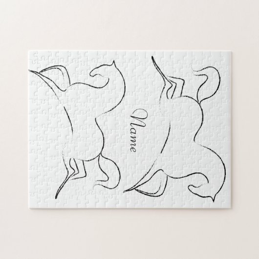 Wildes Pferd Thunder_Cove Puzzle (Horizontal)