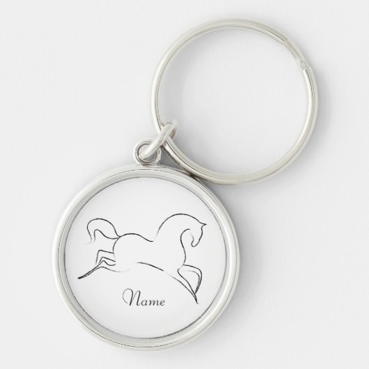 Wildes Pferd Thunder_Cove Schlüsselanhänger (Vorne)